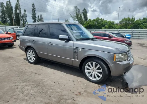 2010 Land Rover Range Rover Hse Luxury из США, поврежденный, VIN SALMF1E47AA318445